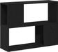 vidaXL Tv-meubelset - 80 x 24 x 63 cm - Zwart Eiken - Bewerkt Hout