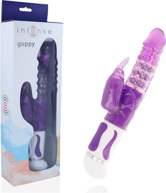 INTENSE FUN | Intense Guppy Vibrator Rabbit Purple