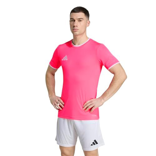 adidas heren Entrada26 Jersey Shirt, solar pink/white, XXL