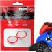 Gadgetpoint - Poignées pour PlayStation, PS5, Xbox X/S, One & Switch Pro Manette - Poignées de pouce de jeu - Joysticks anti-dérapants de performance - Accessoires de protection - Blanc avec Rouge
