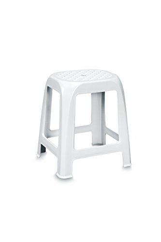 Stefanplast Kruk van kunststof voor de badkamer, 41 x 35 x 46 cm