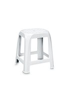 Stefanplast Kruk van kunststof voor de badkamer, 41 x 35 x 46 cm