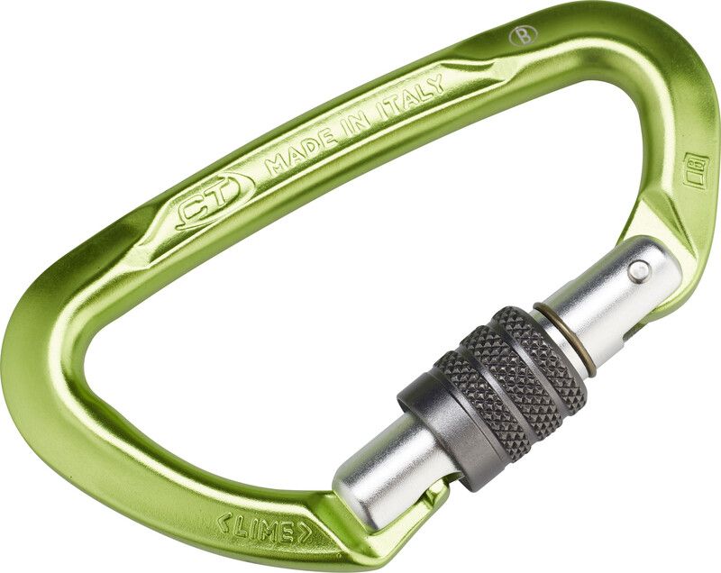 Climbing Technology Lime SG Karabijnhaak - green/grey