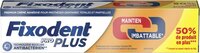 Fixodent Pro Plus Duo Action tandprothese zelfklevende crème 60 g