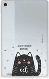 B2Ctelecom Lenovo Tab M10 Plus (3e generatie) Tablet Back Cover Cat Good Day