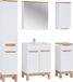 COMAD Cintra Complete badkamerset met wastafelmeubel 60 cm + 4 elementen - Wit