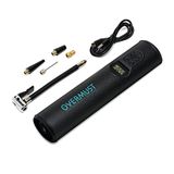 OVERMUST Draagbare autocompressor - Elektropomp op perslucht 150PSI en automatische stop - LED verlichting - Ideaal voor het opblazen van auto-, fiets- en motorbanden, ballen