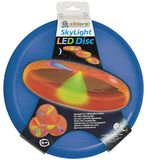 alldoro Sky Light Disc 63018 werpschijf met 3 LED's voor strand, tuin en outdoor, diameter ca. 27 cm, blauw