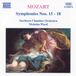 OUTHERE Mozart: Symphonies nos 15-18 / Ward, Northern CO