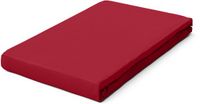 schlafgut Jersey Pure hoeslaken extra hoog - Eenpersoons S - 90x190 - 100x220 285 Red Deep