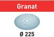 STF D225/128 P320 GR/5 Schuurpapier Granat VE=5 - 205669