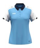 Jako Dynamic Polo Dames - Hemelsblauw / Wit / Marine | Maat: L