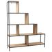 HOME DECO FACTORY - HD0082 - Edison traprek H146 cm, bruin zwart