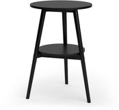 Vicco Salontafel Rondal, Zwart, 38 x 38 cm