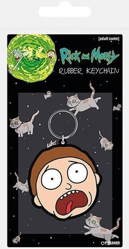 Rick and Morty Morty Terrified Face - Sleutelhanger - multi colour