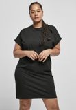 Urban Classics Organic Cotton Cut On Sleeve Tee Jurk Zwart M