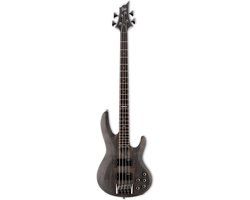 ESP LTD B-204SM See Thru Black Satin 4-String Bass Guitar