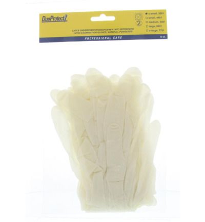 DuoProtect Handschoenen Latex XS