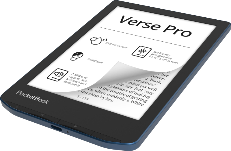 PocketBook Verse Pro e-reader - 6" E Ink Carta - 16GB - Azure
