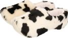 Merkloos / Sans marque Elcee-Haly Pluche klompen pantoffels/sloffen met koeien print voor kinderen - Jongens/meisjes 36-37