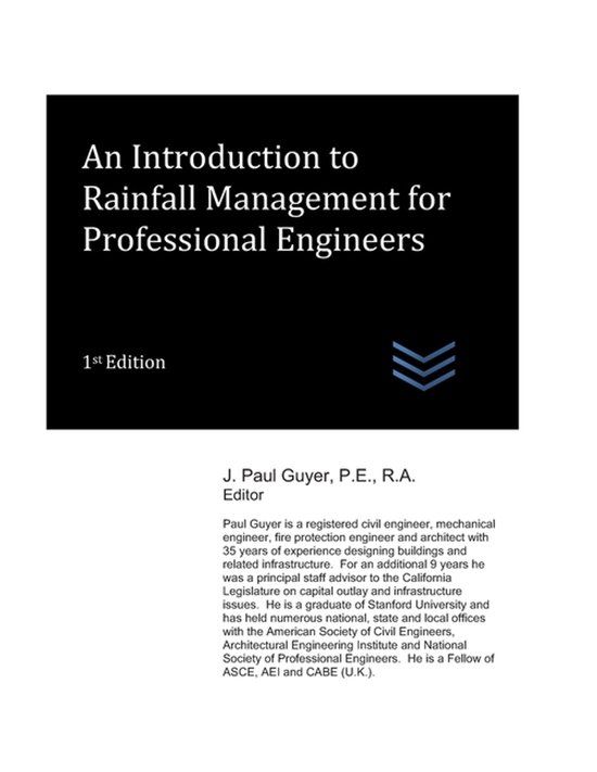 An Flood Control Engineering-An Introduction to Rainfall Management for Professional Engineers Paperback