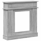vidaXL Haardombouw Grijs Sonoma 102 x 26 x 100 cm Bewerkt hout