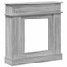 vidaXL Haardombouw Grijs Sonoma 102 x 26 x 100 cm Bewerkt hout