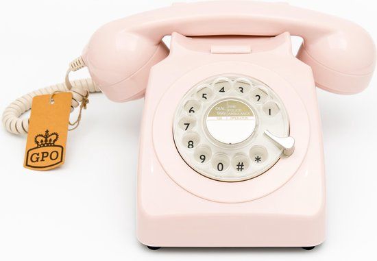 GPO 746ROTARYPINK - Retro Telephone 70's, Rotary Dial, Pink