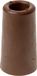 Oxloc Tampon de porte brun 75mm