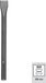 KWB Platte beitel voor breekhamer - 400 mm - Breedte 27 mm - SDS Max