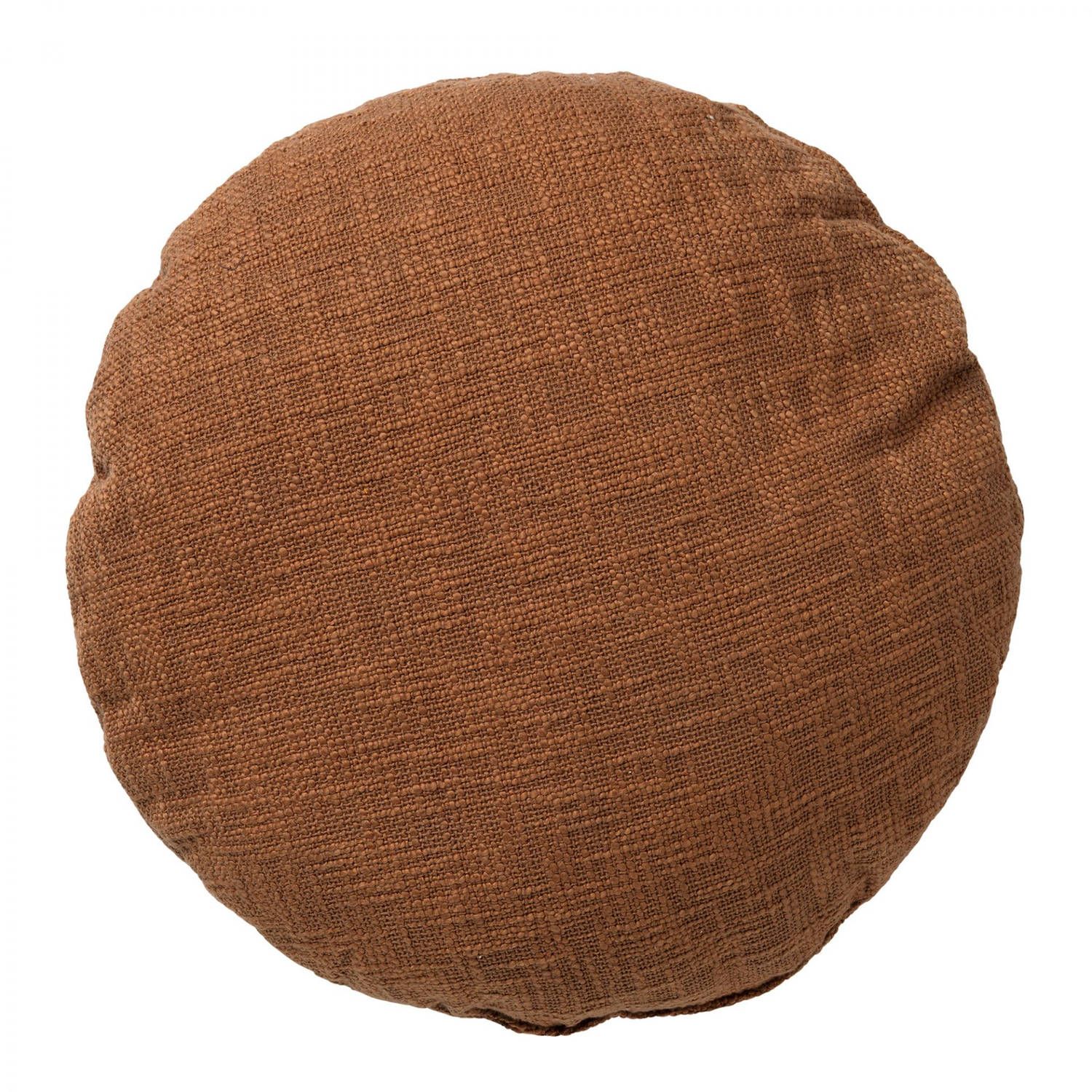 Dutch Decor Abey Sierkussen - Katoen - 50 cm - Tobacco Brown - Bruin