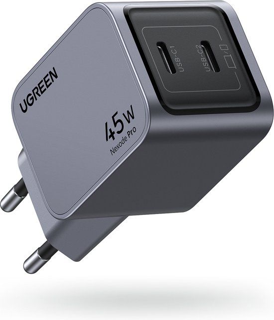 Ugreen Nexode Pro 45W 2X USB-C Wandlader