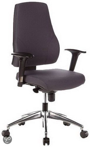 Hjh Office Bureaustoel Pro-Tec 200 - Antraciet - Stof - Ergonomisch