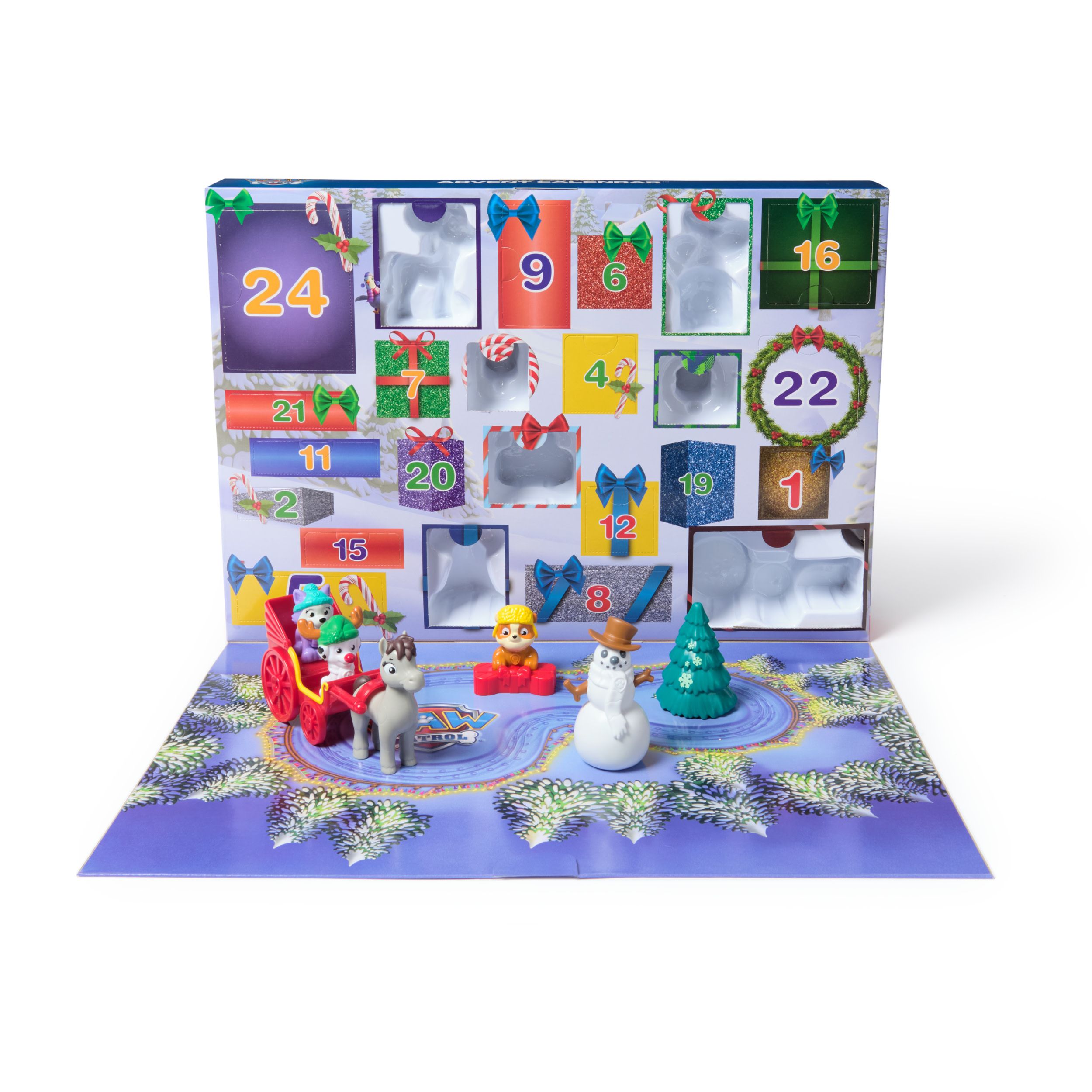 PAW Patrol Advent Calendar 2024 with 24 Surprises