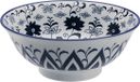 Tokyo Design Studio Mixed Bowls Koma Botan Saladeschaal - Wit/Blauw - Porselein - 21x8.5 cm
