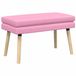 vidaXL Dubbel-laags bank Roze 80 x 40 x 47 cm Stof