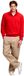 Superdry Essential Serif Logo Sweatshirt Met Halve Rits Rood XL Homme