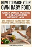 How to Make your own Baby Food: Simple, safe homemade baby food for starting solids