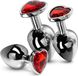 EasyToys Kristal Buttplug Set - Zilver