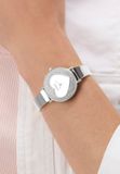 Guess Hartly Analoog Quartzhorloge Zilverkleurig Kast Gemaakt Van 100% Roestvrij Staal En Een Band Van 100% Roestvrij Staal 30 GW0991L1, GW0991L2