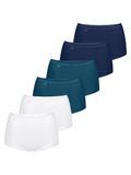 sloggi Dames maxi slip 6 pack Basic+ blauw