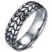 LGT JWLS Lookinggoodtoday Herenring van RVS Autoband-18mm