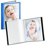 CRANBURY Klein prentenboek voor 4x6 foto's - (blauw, 2 stuks)
