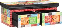 vidaXL TV-kast met lade Multikleur 60 x 30 x 24 cm Massief mangohout