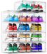 Boîte à chaussures - 14 pièces - Transparent - Empilable - Pour chaussures homme jusqu'à la taille 48