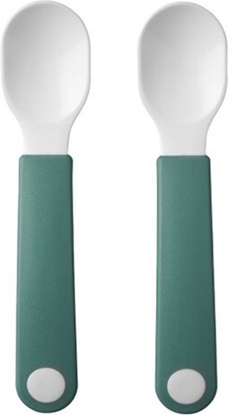 Mepal Mio oefenlepel – Set van 2 – Deep turquoise