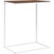 Blanc Table D'Appoint 55x35x66 Cm Bois D'Ingénierie