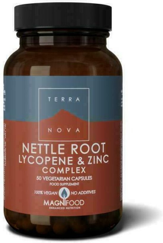 Terra Nova Nettle root lycopene & zinc complex 50vc