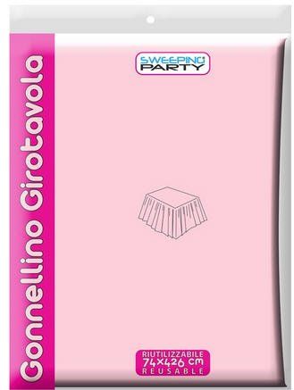 SWEEPING PARTY SWEEPING PARTY- kruipdeken roze PVC CM 426X74H compleet met plakstrip MVT834
