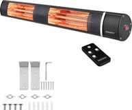 Monzana Infraroodstraler 3000W - 3 Standen/Afstandsbediening - Zwart